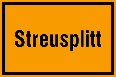 Streusplitt-Schild-SETON