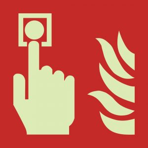 Brandschutzzeichen Schild "Brandmelder"