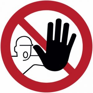 D-P006 “Zutritt für Unbefugte verboten” gemäß ASR A1.3, DIN 4844-2