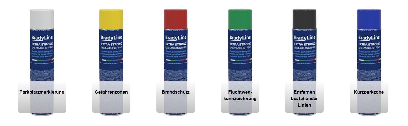 Bradyline Sprühfarben